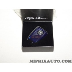 Coque de clé télécommande bleue métallisée Fiat Alfa Romeo Lancia original OEM 50903582 