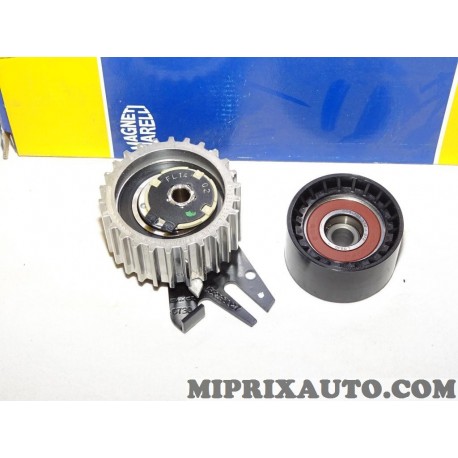 Jeux galet tendeur + enrouleur courroie de distribution (non incluse) Magneti marelli Fiat Alfa Romeo Lancia original OEM 717732