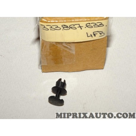 Rivet taquet fixation Volkswagen Audi Skoda Seat original OEM 3338676334FB 