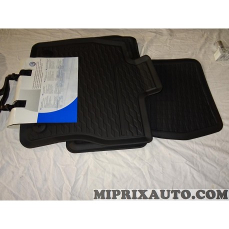 Ensemble tapis de sol caoutchouc sur mesure avant + arriere Volkswagen Audi Skoda Seat original OEM 3G106150082V pour volkswagen