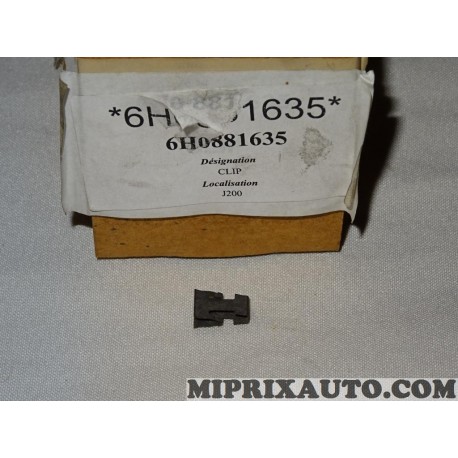 Agrafe attache clip retenue fixation revetement Volkswagen Audi Skoda Seat original OEM 6H0881635 