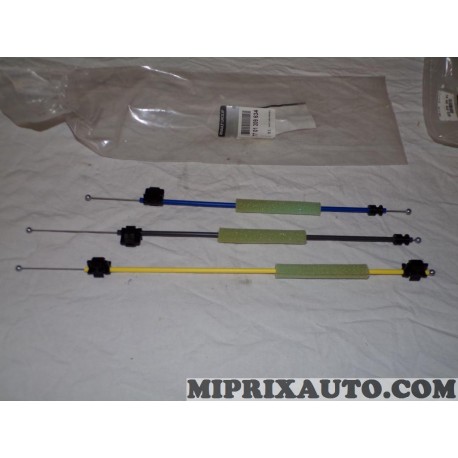 Kit 3 cables tringlerie commande ventilation chauffage Renault Dacia original OEM 7701209634 