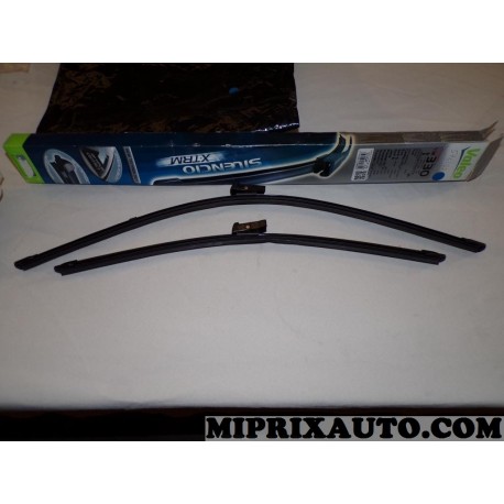 Paire balais essuie glace souple Valeo Volkswagen Audi Skoda Seat original OEM VM330 574385 