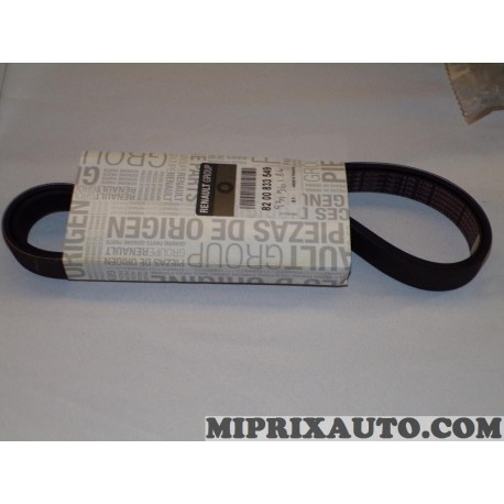 Courroie accessoire 6PK1792 Renault Dacia original OEM 8200833549 