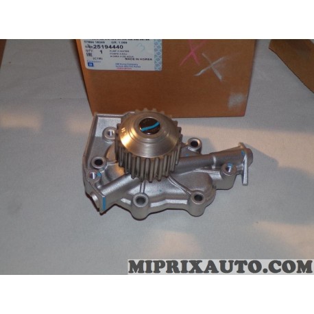 Pompe à eau Opel Chevrolet original OEM 25194440 