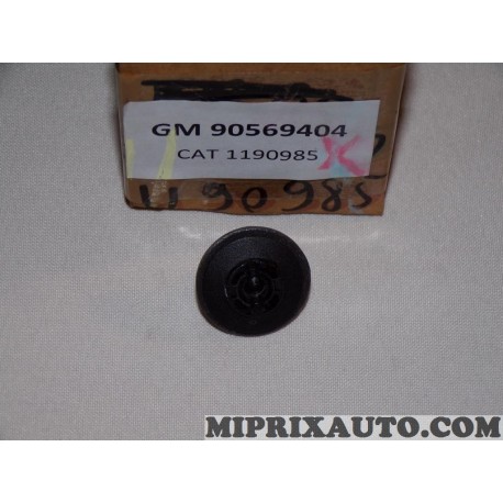 Bouton fixation revetement parechocs Opel Chevrolet original OEM 90569404 