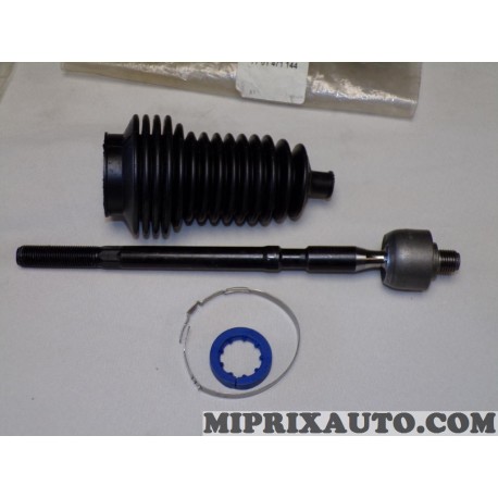 Rotule de direction interieure axiale avec soufflet cremaillere Renault Dacia original OEM 7701471144 