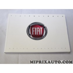 Notice entretien Fiat Alfa Romeo Lancia original OEM 60391225 pour fiat fullback 