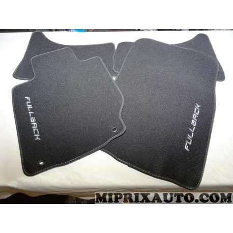 Ensemble tapis de sol avant + arriere sur mesure Fiat Alfa Romeo Lancia original OEM 71807585 pour fiat fullback