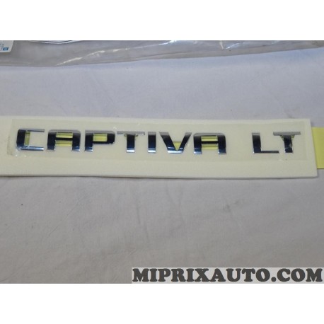 Logo motif embleme badge ecusson monogramme Captiva LT Opel Chevrolet original OEM 96448163 