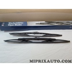 Paire balais essuie glace avec spoiler Opel Chevrolet original OEM 93195942 6272540 