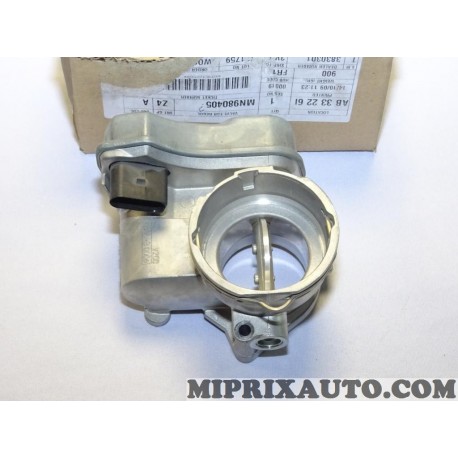 Corps boitier à papillon Mitsubishi original OEM MN980405 pour mitsubishi lancer sportback de 2008 à 2011 