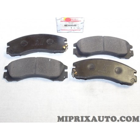 Jeux 4 plaquettes de frein avant Mitsubishi original OEM MR389548 