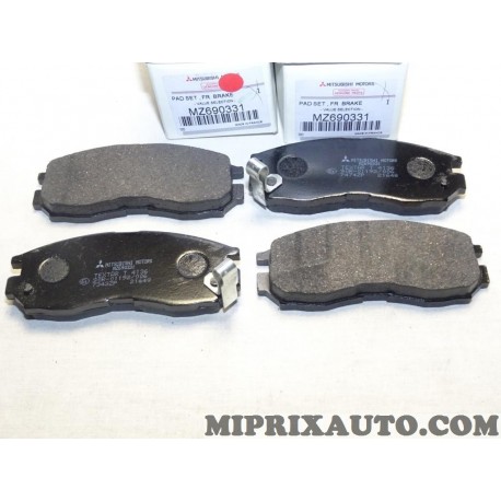 Jeux 4 plaquettes de frein Mitsubishi original OEM MZ690331 