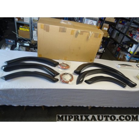 Kit 6 extensions moulure aile passage de roue Bourse SMF667004 pour mitsubishi shogun pajero montero 5 portes de 1992 à 1997 