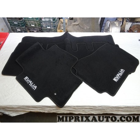 Ensemble 4 tapis de sol sur mesure avant + arriere Nissan Infiniti original OEM Evalia family edition 