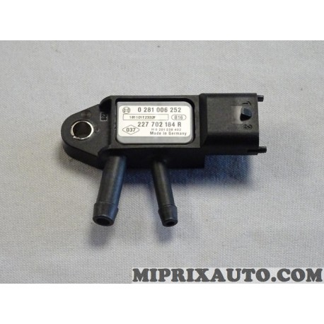 Capteur pression gaz echappement 0281006252 Nissan Infiniti original OEM 2082700Q0G 20827-00Q0G 