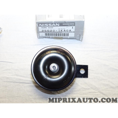 Klaxon avertisseur sonore Nissan Infiniti original OEM 256201KA0A 25620-1KA0A 