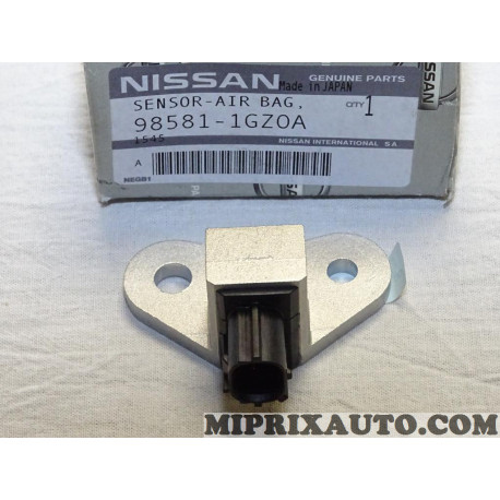 Capteur de crash airbag avant central Nissan Infiniti original OEM  985811GZ0A 98581-1GZ0A pour infiniti G25 G37 Q40 Q60