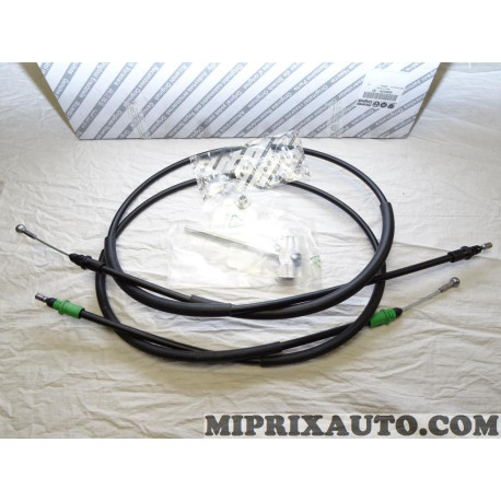 Kit cables frein à main (manque 1 collier serrage simple) Fiat Alfa Romeo Lancia original OEM 6000620747 pour fiat talento parti