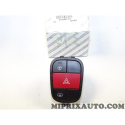 Platine bouton commande warning degivrage Fiat Alfa Romeo Lancia original OEM 735497311 pour fiat fiorino 3 III qubo de 2007 à 2