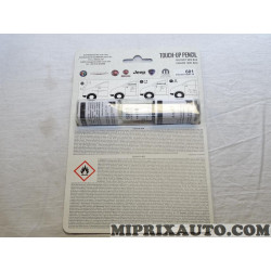 Stylo retouche peinture code 601 PGK2019/08/01 8ML Fiat Alfa Romeo Lancia original OEM 71808119 