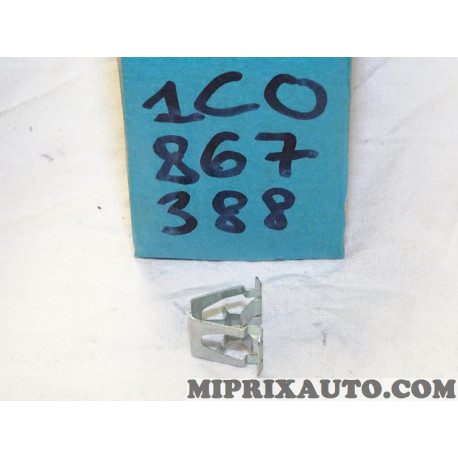 Agrafe etrier fixation revetement ciel de toit Volkswagen Audi Seat Skoda original OEM 1C0867388 