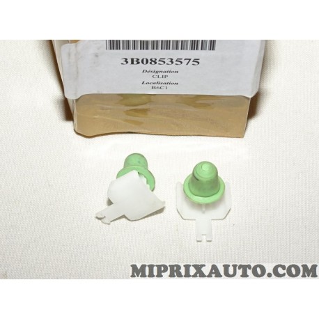 1 Clips agrafe fixation baguette moulure Volkswagen Audi Skoda Seat original OEM 3B0853575