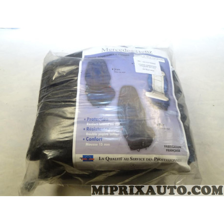 Housse de siege conducteur équipé accoudoir jean noir Mercedes original OEM QALFR57590060 pour mercedes sprinter W907 