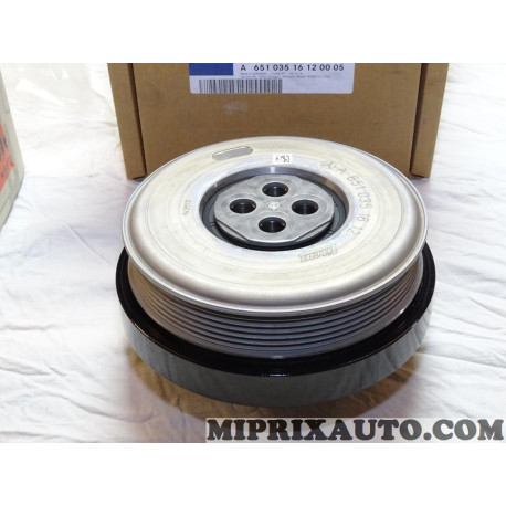 Poulie damper vilebrequin Mercedes original OEM 6510351612 pour mercedes sprinter W906 CDI diesel 