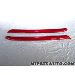 Paire baguettes moulure rouge calandre grille de radiateur Opel Chevrolet original OEM 98356764PQ