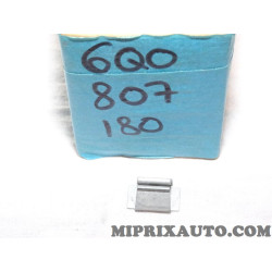 Agrafe fixation baguette moulure Volkswagen Audi Skoda Seat original OEM 6Q0807180 