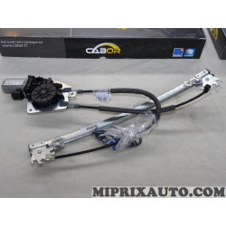 Leve vitre electrique avec moteur porte arriere gauche Cabor Citroen Peugeot original OEM 90.7296 pour peugeot 306 