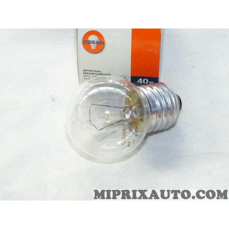 Ampoule renforcée E27 24V 40W Osram Volkswagen Audi Skoda Seat original OEM 4050300096339 