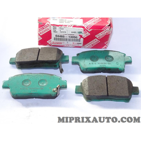 Jeu 4 plaquettes de frein Toyota Lexus original OEM 04465-13050 0446513050 