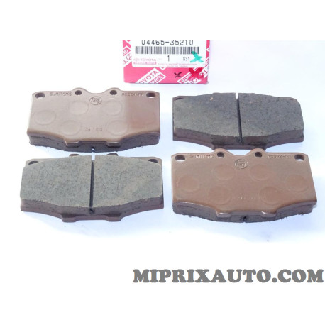 Jeu 4 plaquettes de frein Toyota Lexus original OEM 04465-35210 0446535210 