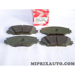 Jeu 4 plaquettes de frein Toyota Lexus original OEM 04465-42140 0446542140