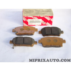 Jeu 4 plaquettes de frein Toyota Lexus original OEM 04465-52080 0446552080