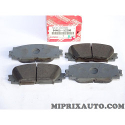 Jeu 4 plaquettes de frein Toyota Lexus original OEM 04465-52200 0446552200