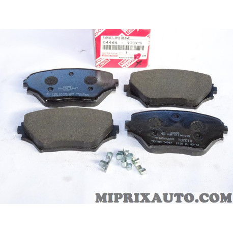 Jeu 4 plaquettes de frein Toyota Lexus original OEM 04465-YZZCS 04465YZZCS 