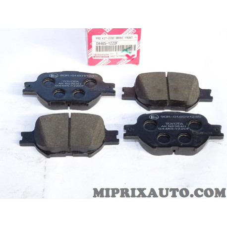 Jeu 4 plaquettes de frein Toyota Lexus original OEM 04465-YZZDF 04465YZZDF 