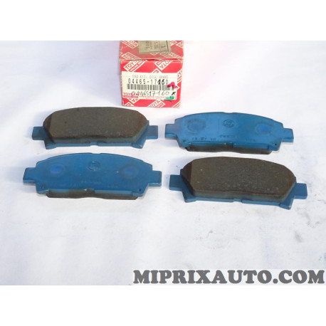 Jeu 4 plaquettes de frein Toyota Lexus original OEM 04465-17160 0446517160 