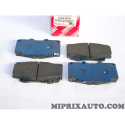 Jeu 4 plaquettes de frein Toyota Lexus original OEM 04465-0K020 044650K020