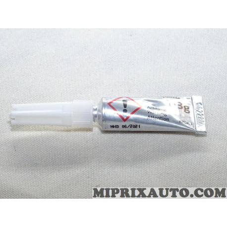 Tube 3gr colle gelatineuse transparente DLU 06/2021 sans reclamation Volkswagen Audi Skoda Seat original OEM AMV195KD101 