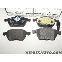 Jeux 4 plaquettes de frein avant Volkswagen Audi Skoda Seat original OEM JZW698151C