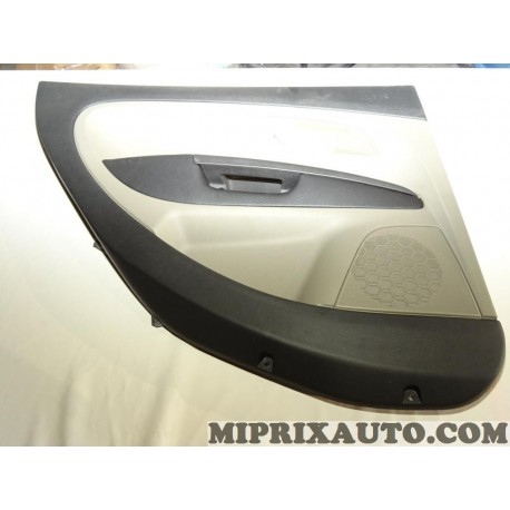 Panneau de porte interieur arriere gauche noir sable (mini imperfection) 735422080 pour fiat grande punto de 2005 à 2008