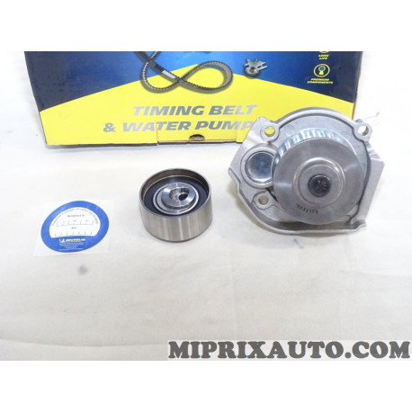 Galet tendeur + pompe à eau (courroie non incluse) Michelin Fiat Lancia Alfa Romeo original OEM SMAWK0032-1 