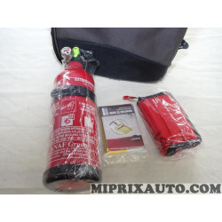 Kit extincteur (de 2015) avec couverture de survie et trousse Volkswagen Audi Skoda Seat original OEM KIT EXTINCTEUR 1