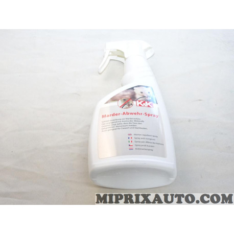 Flacon spray 500ML spray anti rongeurs DLU 11/22 (sans reclamation) K&K Volkswagen Audi Seat Skoda original OEM 000500 