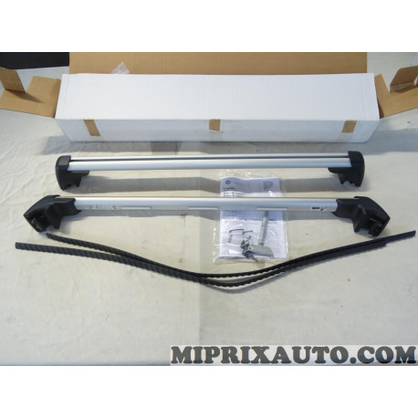 Jeu 2 barres de toit aluminium avec système verrouillage Volkswagen Audi Skoda Seat original OEM 510071151A pour volkswagen golf